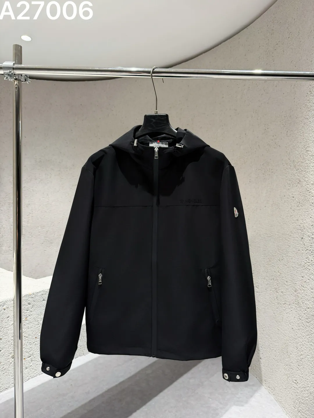 Moncler Hooded Technical Shell Jacket D21522766 — view 2