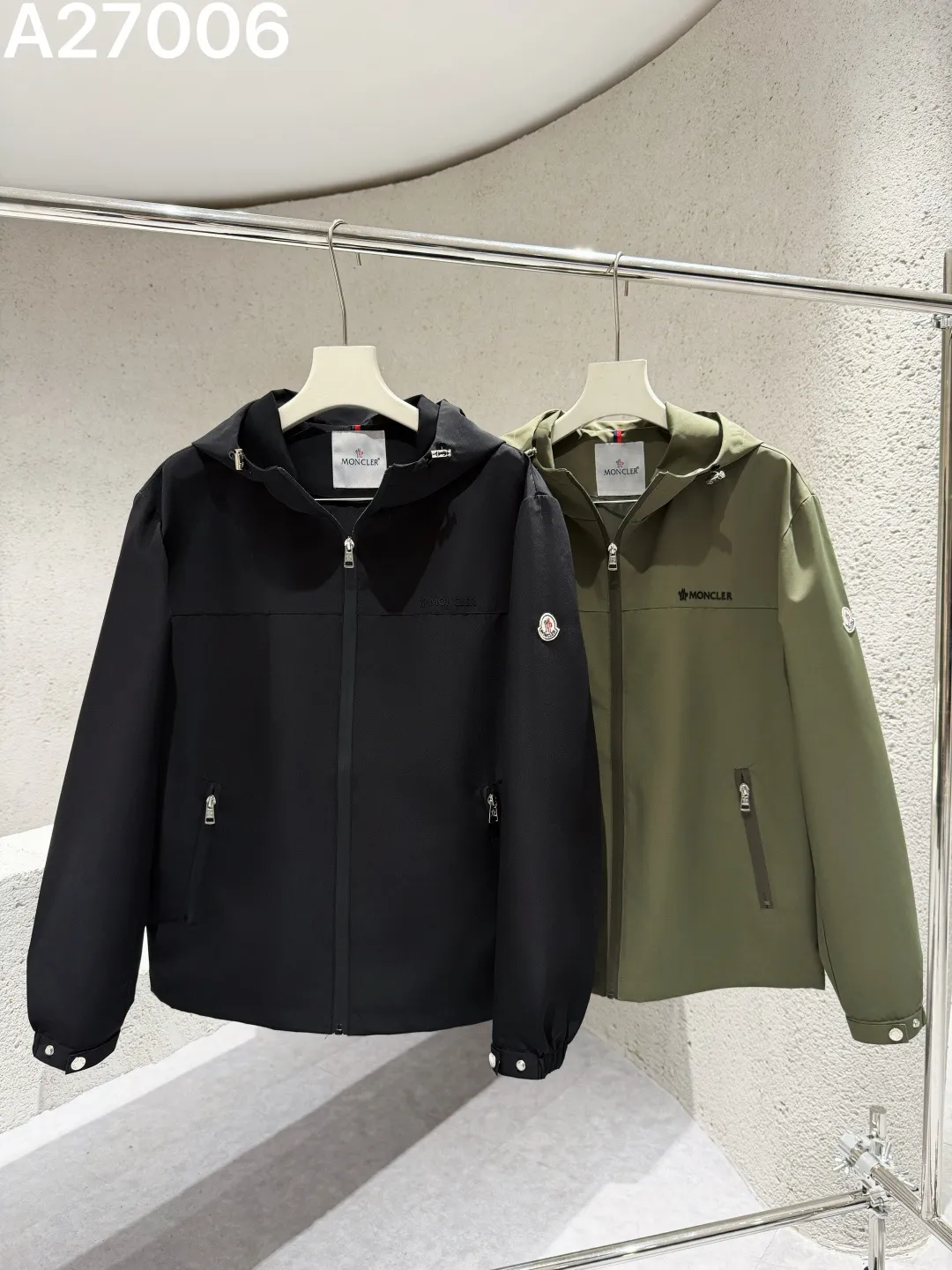 Moncler Hooded Technical Shell Jacket D21522766 — view 3