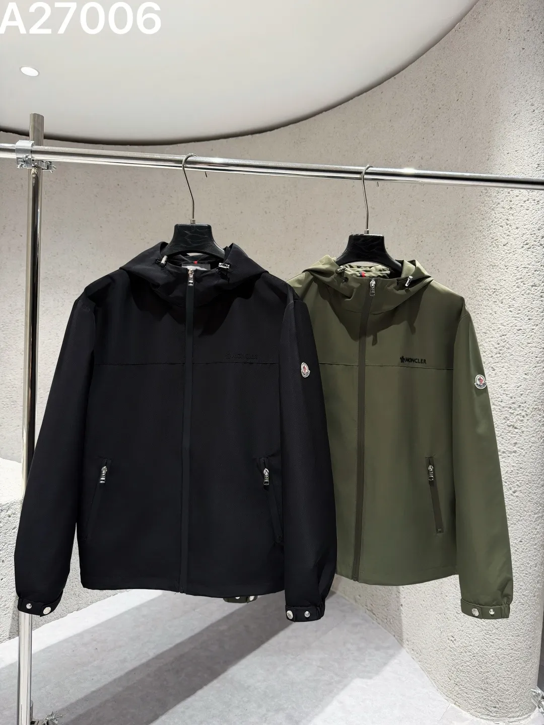 Moncler Hooded Technical Shell Jacket D21522766 — view 4