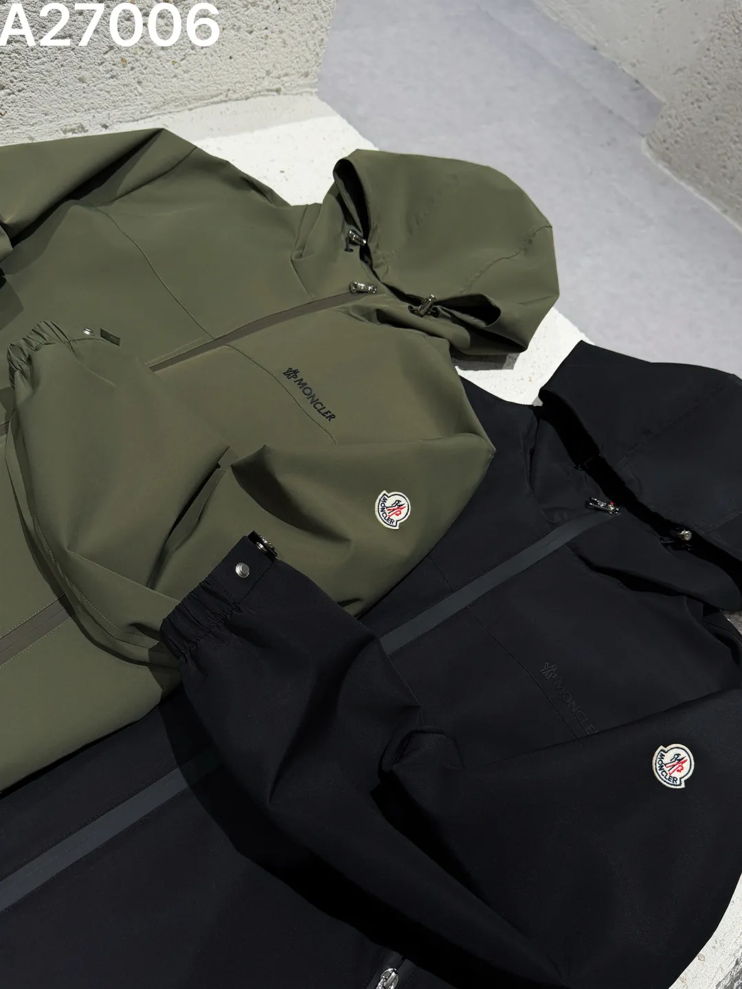 Moncler Hooded Technical Shell Jacket D21522766 — view 7