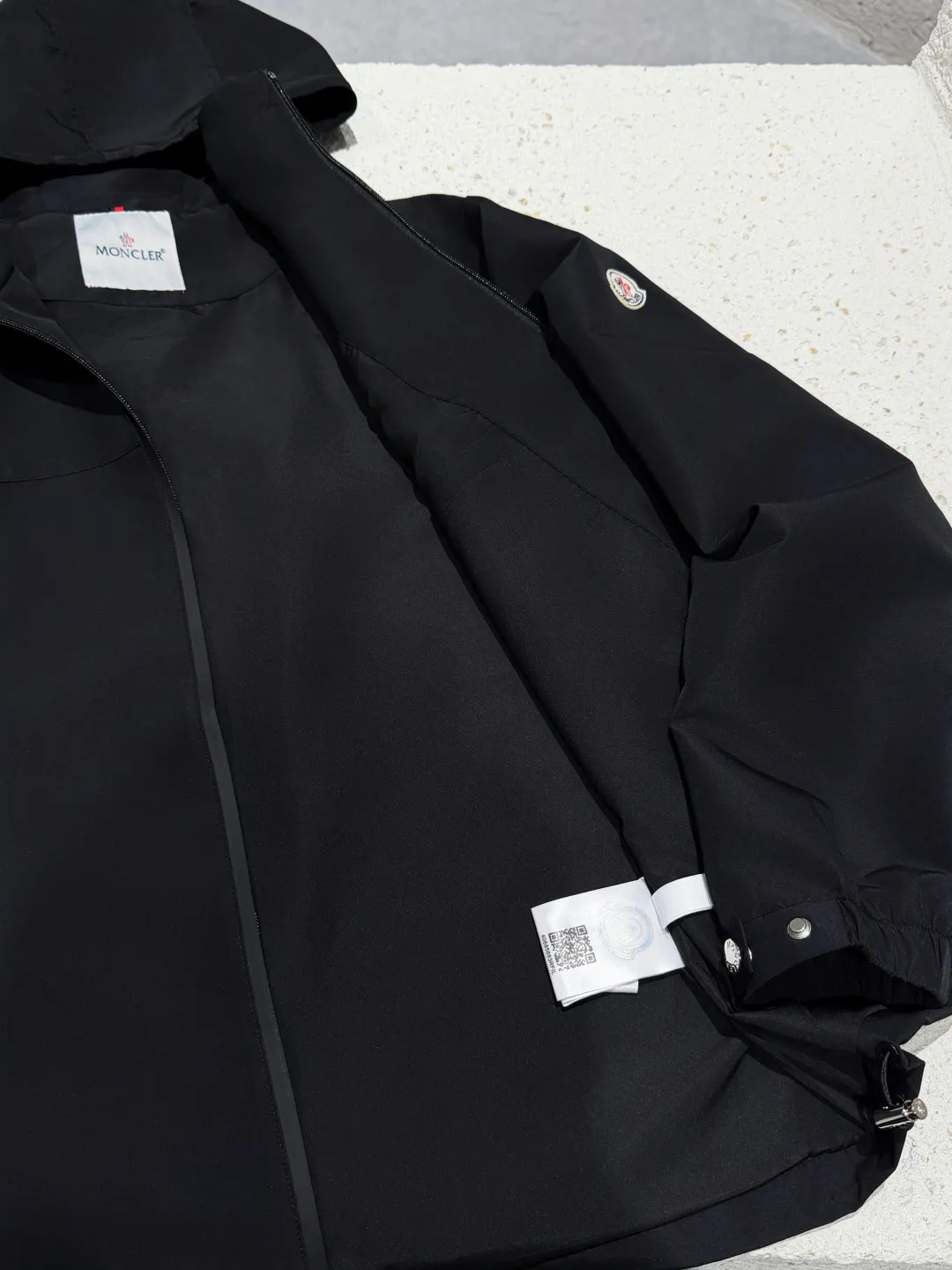 Moncler Hooded Technical Shell Jacket D21522766 — view 8