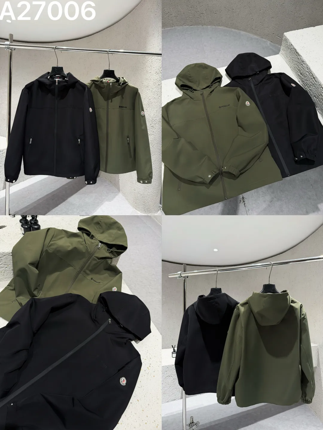 Moncler Hooded Technical Shell Jacket D21522766 — view 9