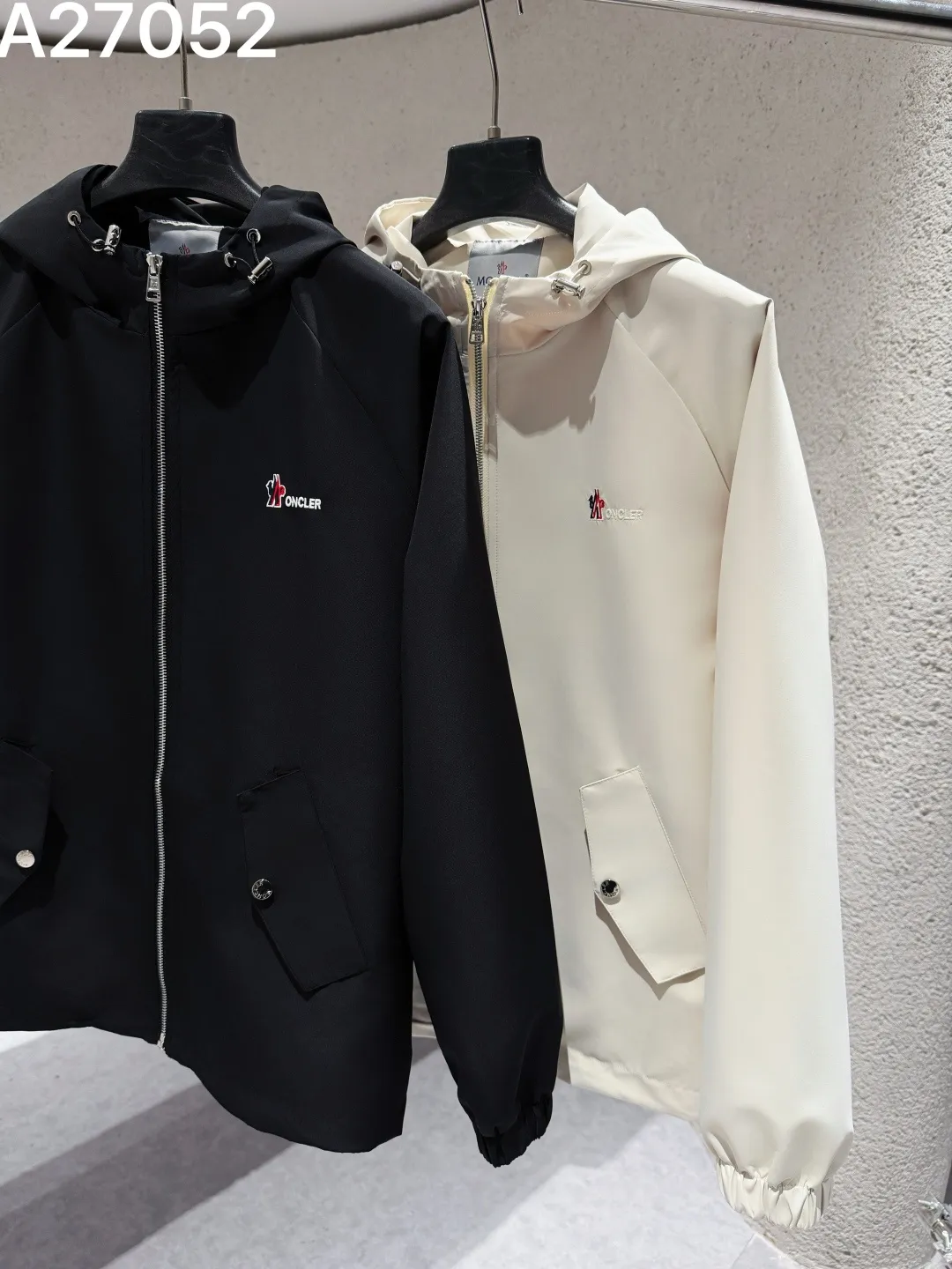 Moncler Hooded Technical Windbreaker Jacket D21522767 — view 5