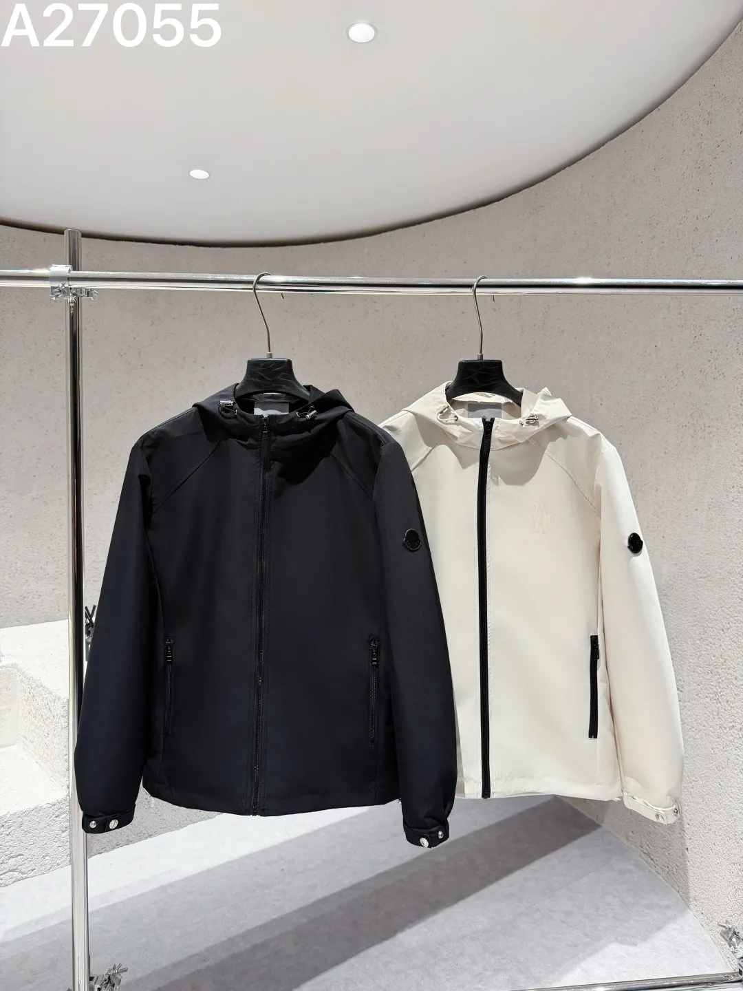 Moncler Hooded Technical Shell Jacket D21522777 — view 3