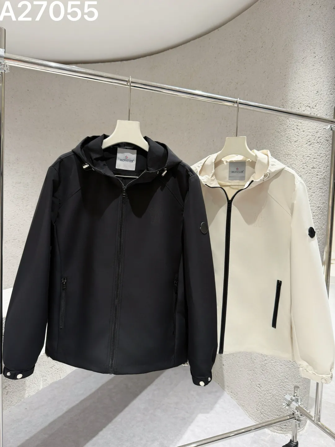 Moncler Hooded Technical Shell Jacket D21522777 — view 5