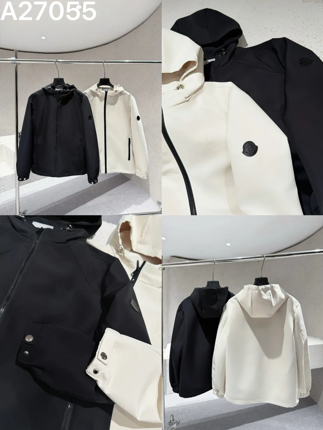 Moncler Hooded Technical Shell Jacket D21522777 — view 9