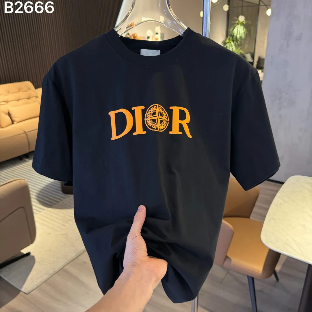 Logo Embroidered Cotton T-Shirt D8522820 — view 2