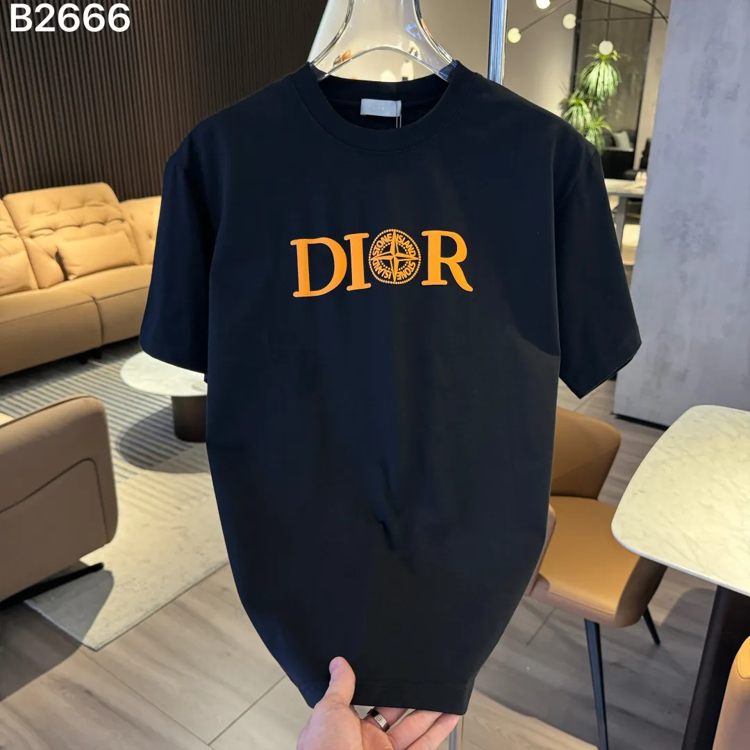 Logo Embroidered Cotton T-Shirt D8522820 — view 3