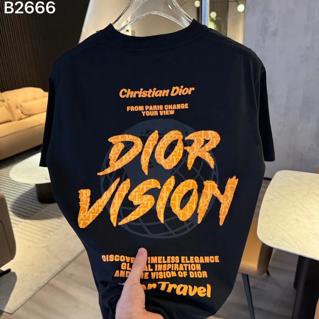 Logo Embroidered Cotton T-Shirt D8522820 — view 6