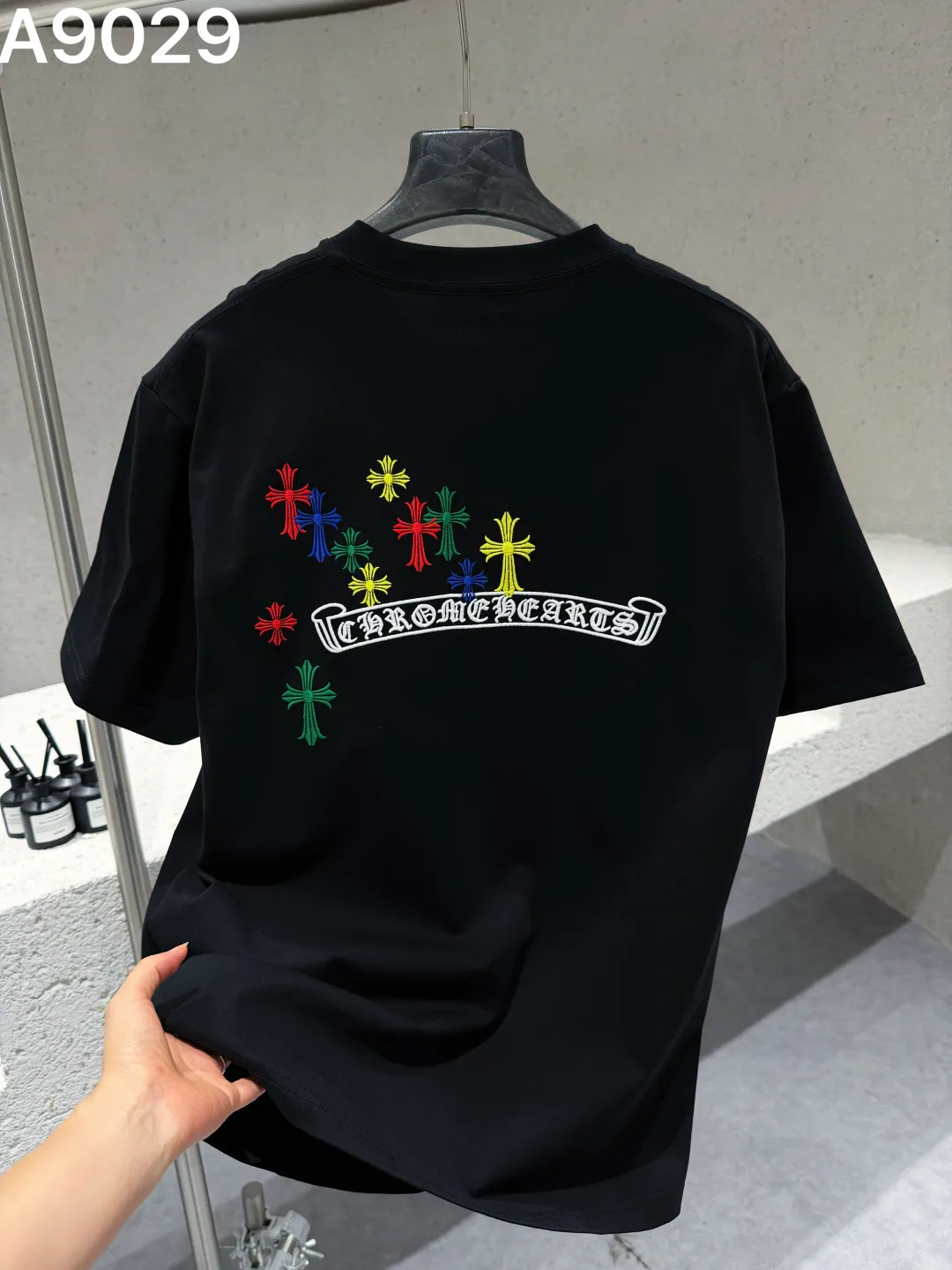 Embroidered Logo Cotton T-Shirt D9022813 — view 2