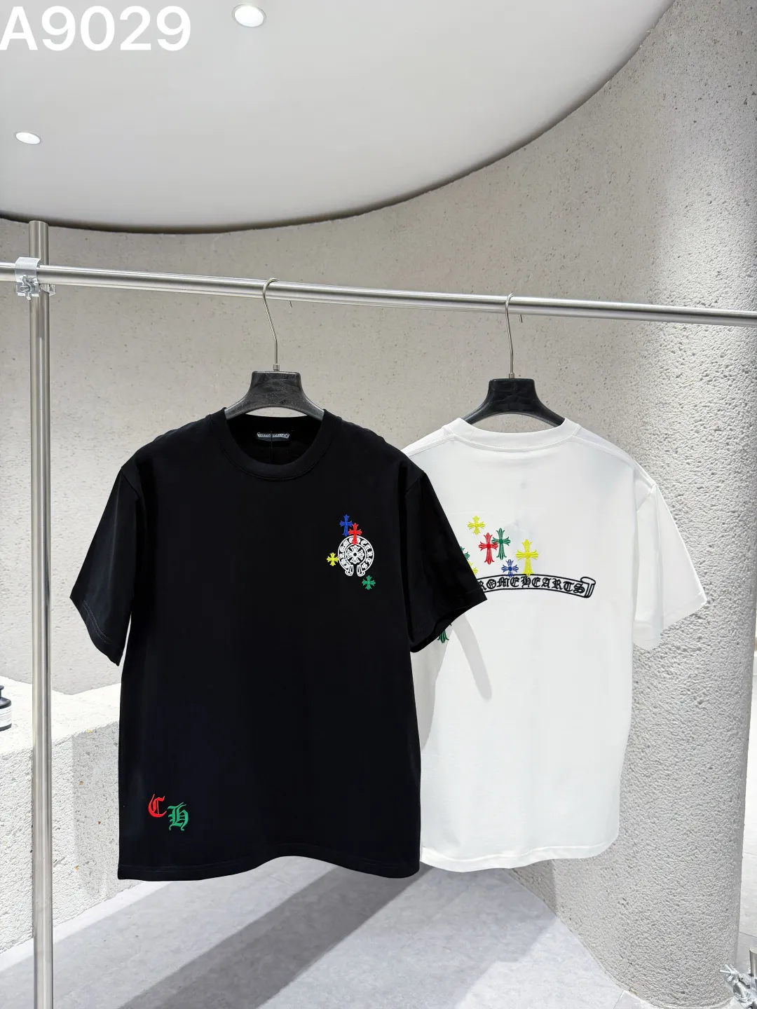 Embroidered Logo Cotton T-Shirt D9022813 — view 3