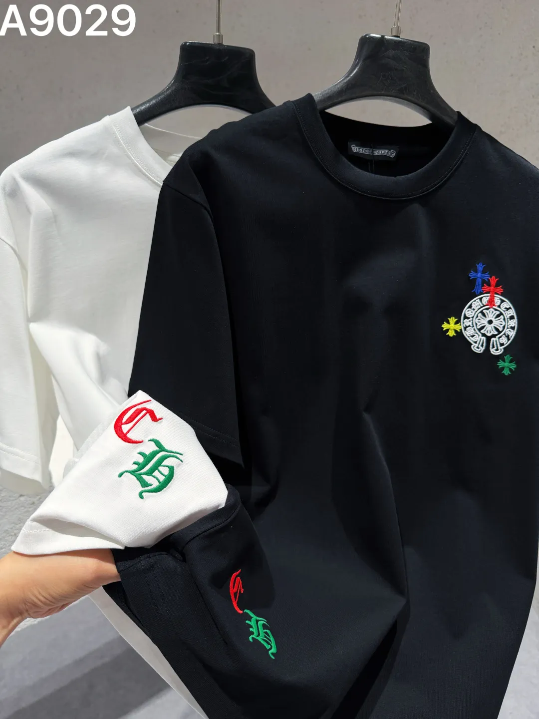 Embroidered Logo Cotton T-Shirt D9022813 — view 5
