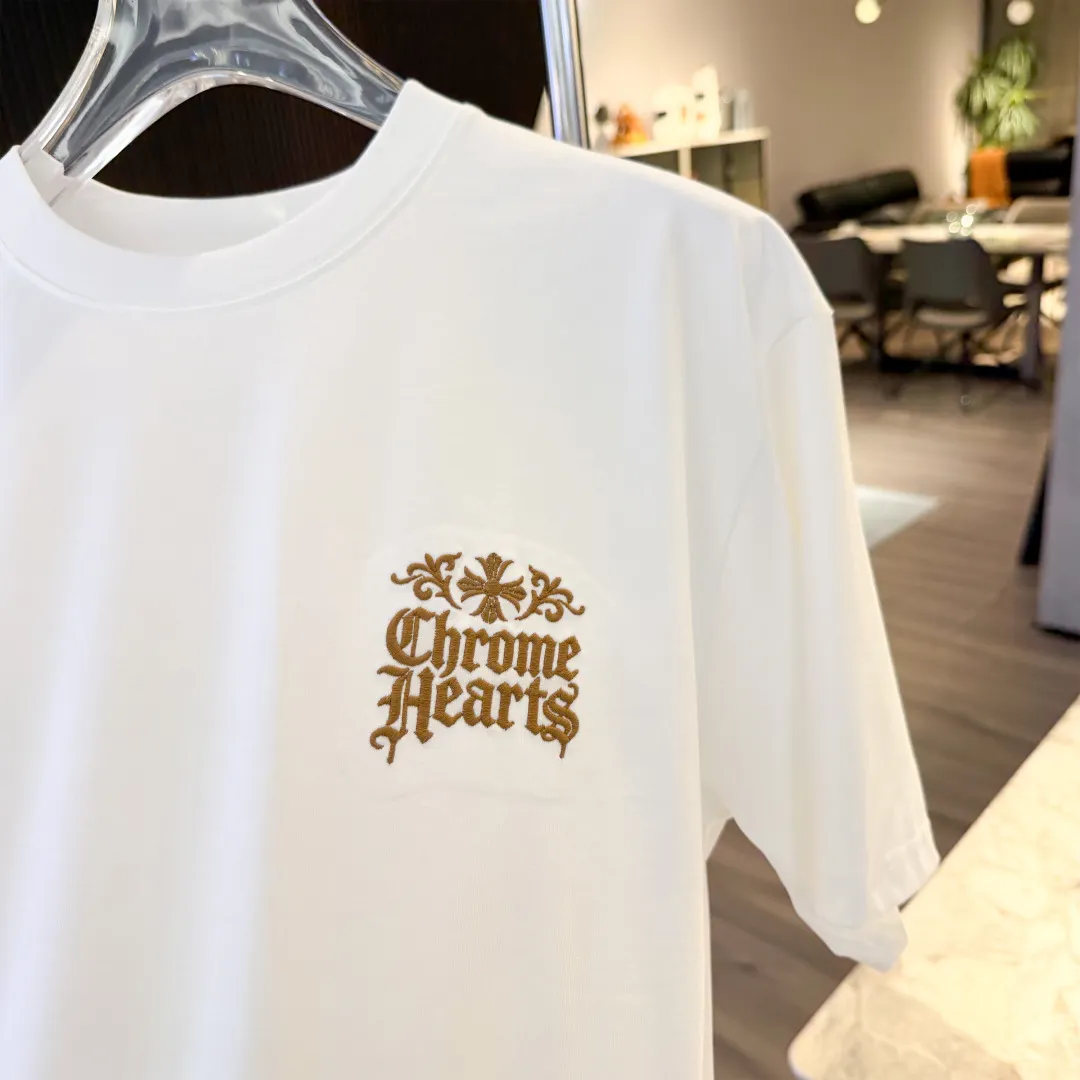 Embroidered Logo Cotton T-Shirt D9022816 — view 3