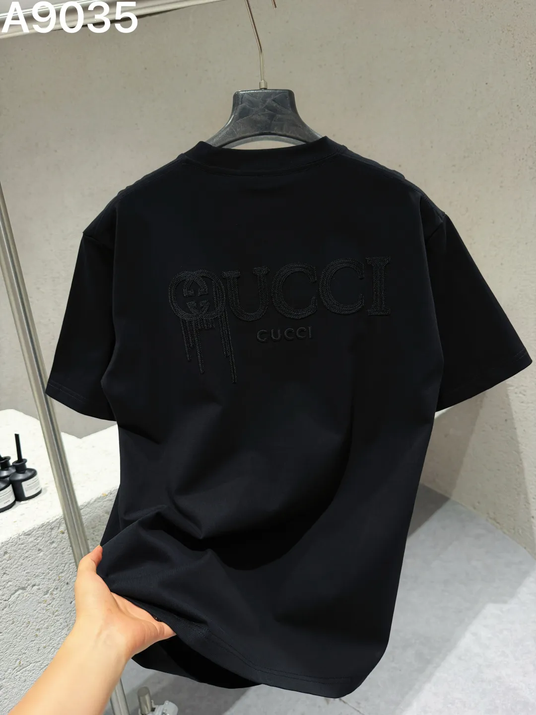 Embroidered Logo Cotton Jersey T-Shirt D9022812 — view 3