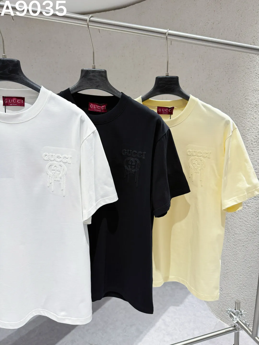 Embroidered Logo Cotton Jersey T-Shirt D9022812 — view 4