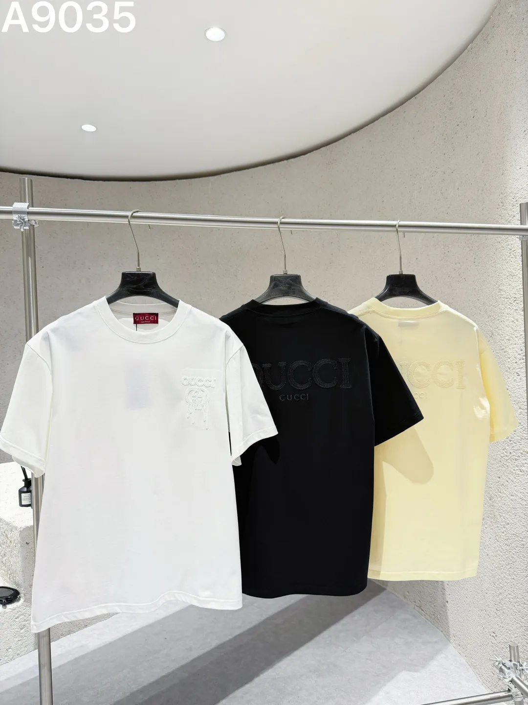 Embroidered Logo Cotton Jersey T-Shirt D9022812 — view 5
