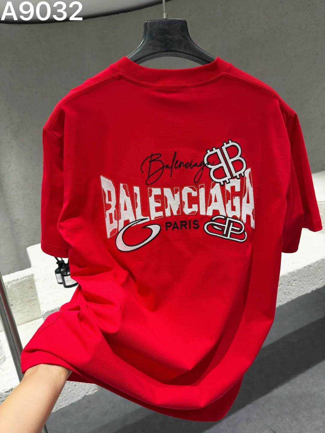Logo Embroidery Cotton T-Shirt D9022843
