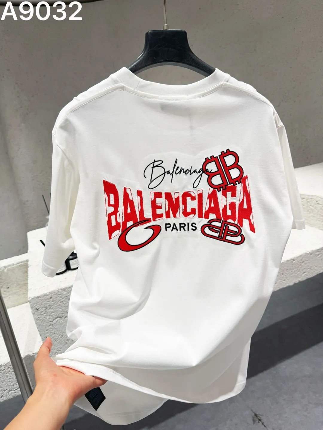 Logo Embroidery Cotton T-Shirt D9022843 — view 2