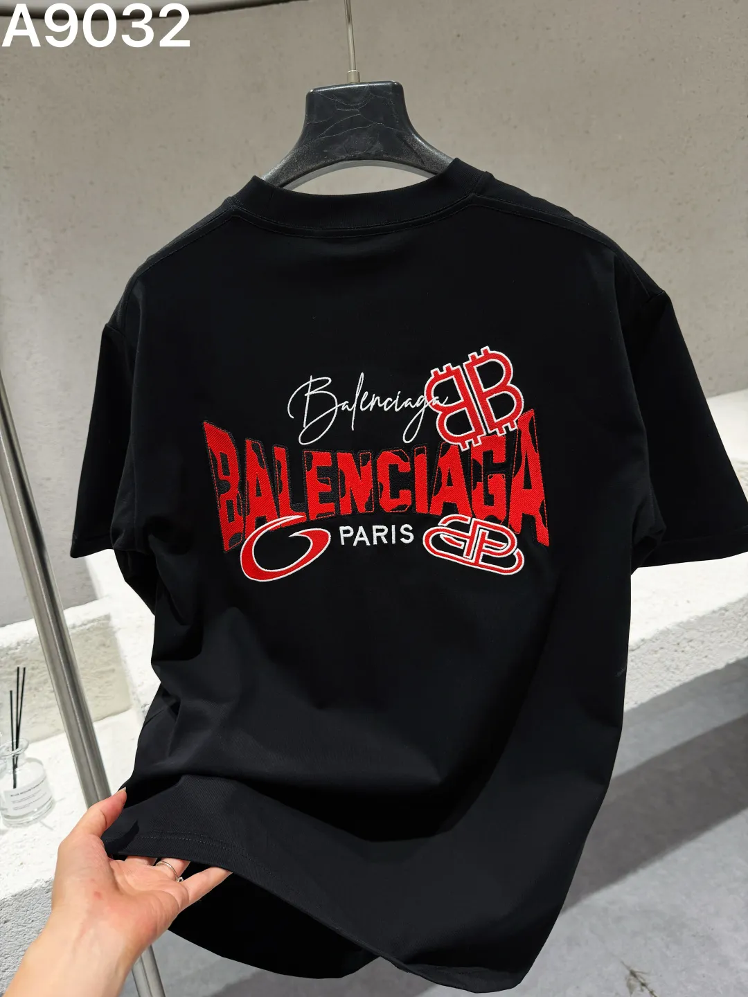 Logo Embroidery Cotton T-Shirt D9022843 — view 3
