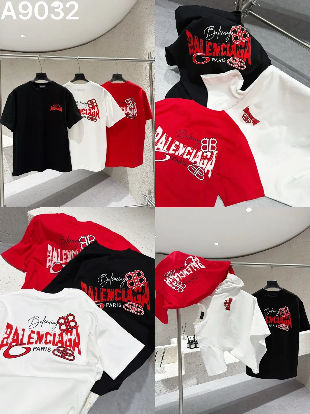 Logo Embroidery Cotton T-Shirt D9022843 — view 9