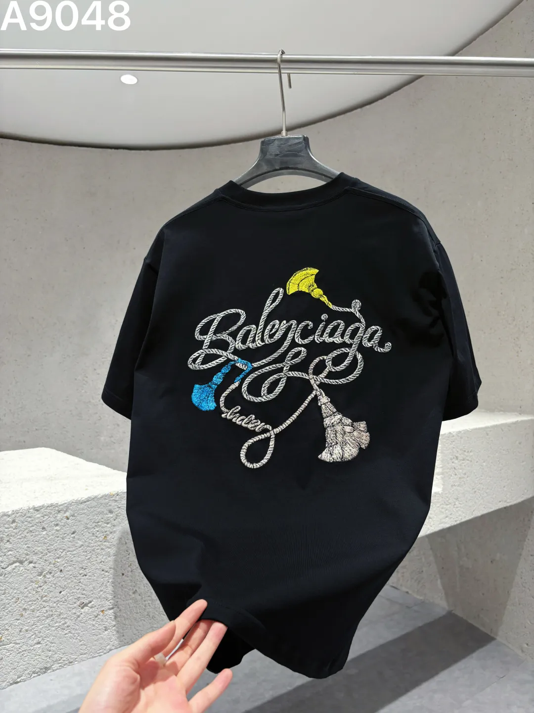 Embroidered Logo Cotton T-Shirt D9022841 — view 2