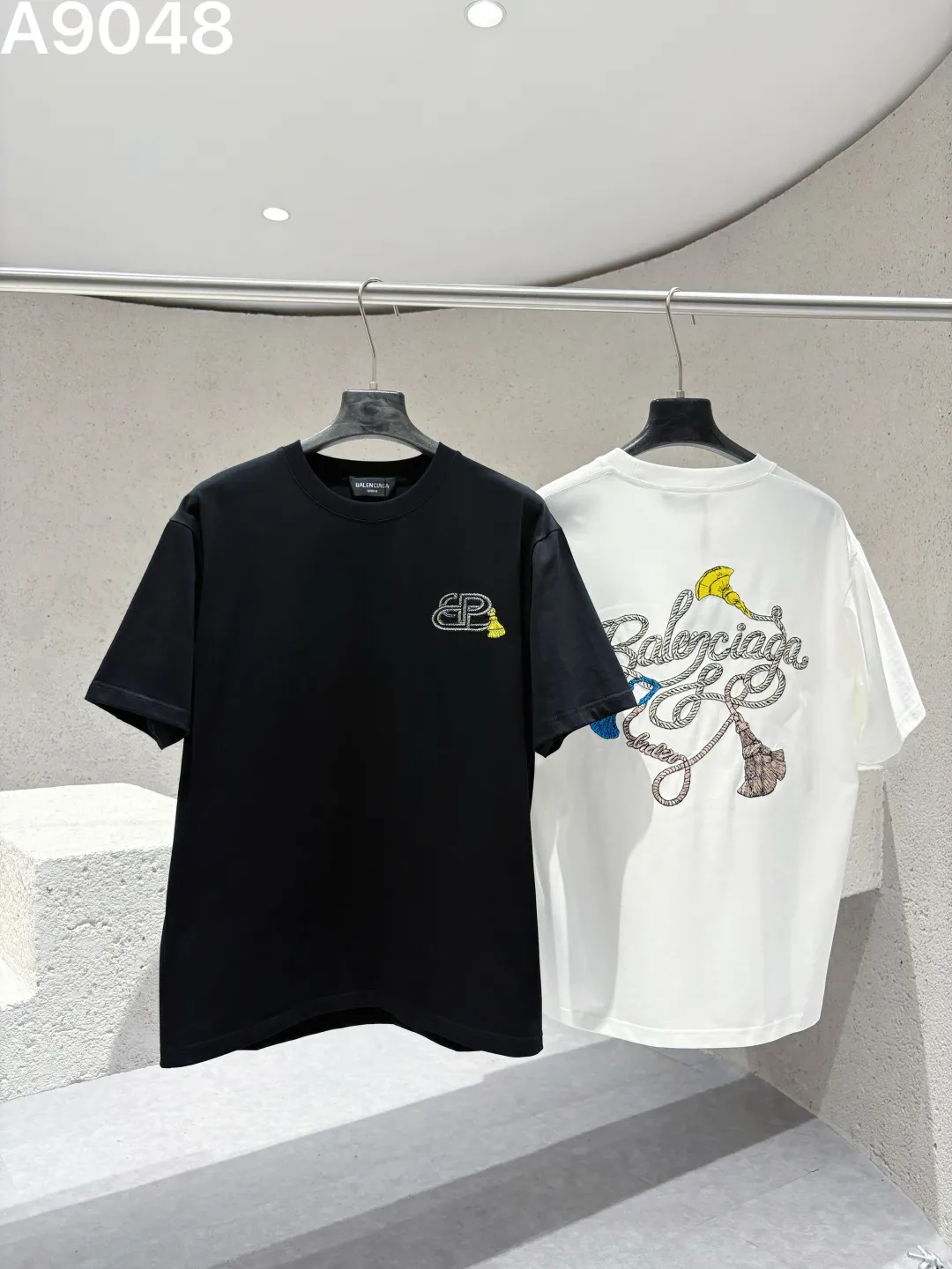 Embroidered Logo Cotton T-Shirt D9022841 — view 5