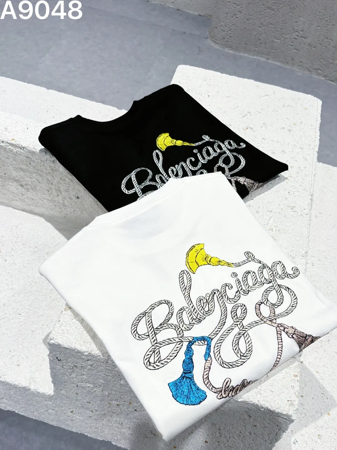Embroidered Logo Cotton T-Shirt D9022841 — view 7