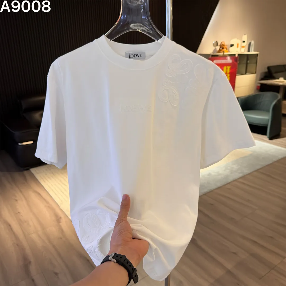 Anagram Embroidered Cotton T-Shirt D9022835 — view 2