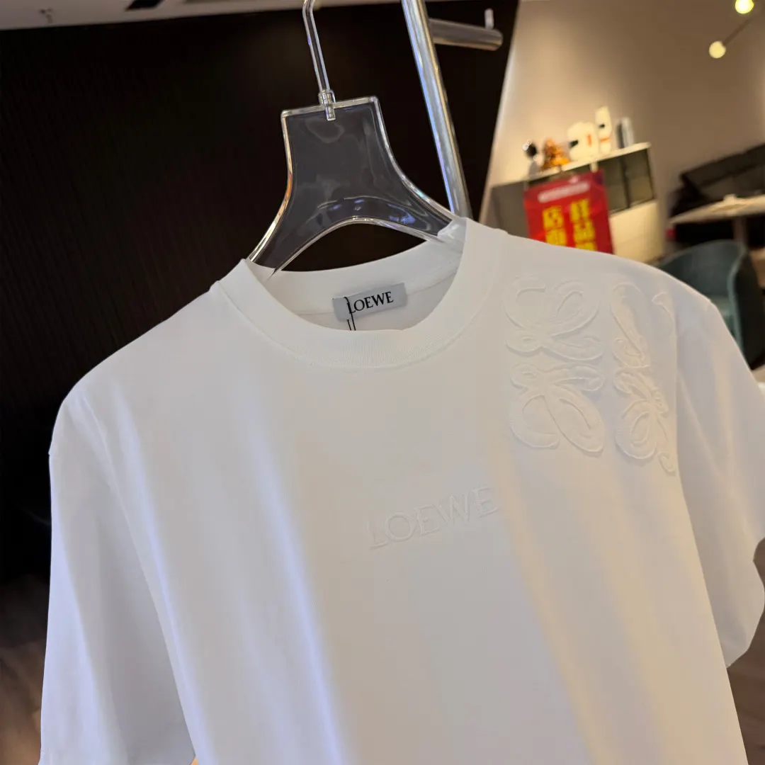 Anagram Embroidered Cotton T-Shirt D9022835 — view 3