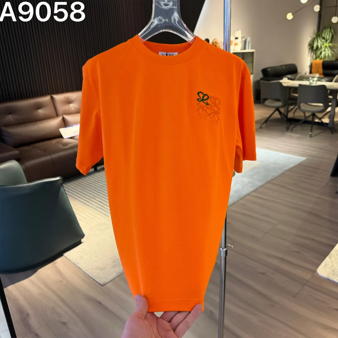 Anagram Embroidered Cotton T-Shirt D9022819