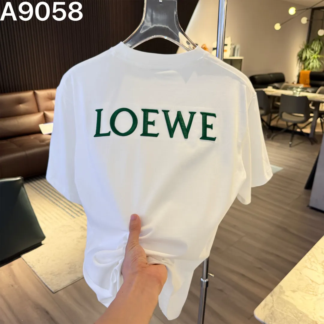 Anagram Embroidered Cotton T-Shirt D9022818 — view 4