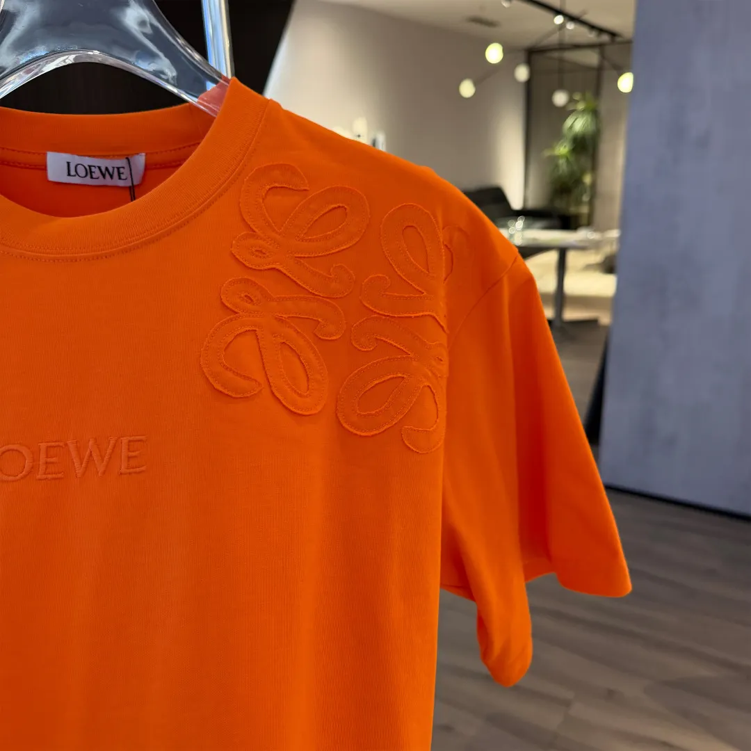 Anagram Embroidered Cotton T-Shirt D9022836 — view 3