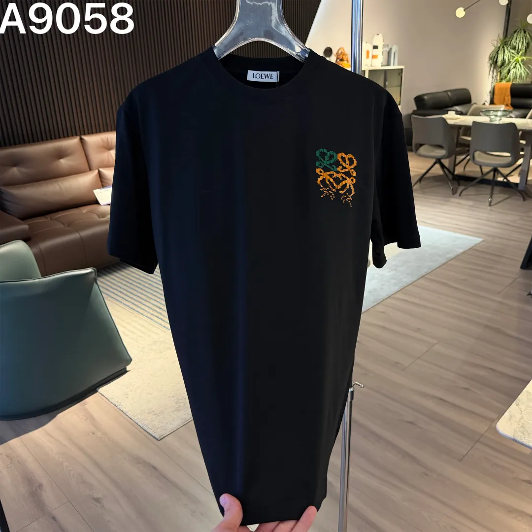 Anagram Embroidered Cotton T-Shirt D9022817