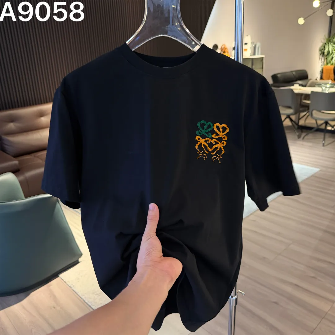 Anagram Embroidered Cotton T-Shirt D9022817 — view 2