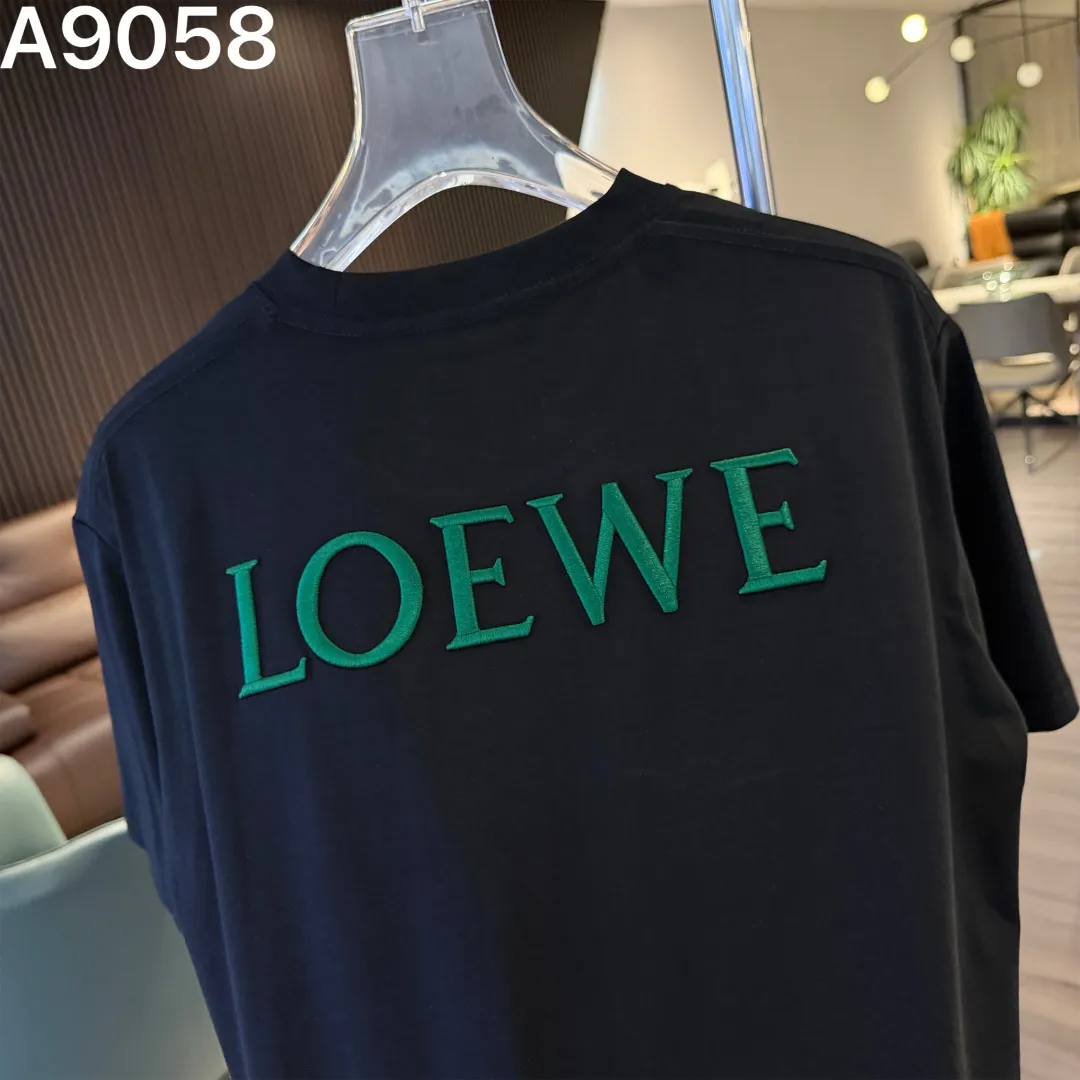 Anagram Embroidered Cotton T-Shirt D9022817 — view 6