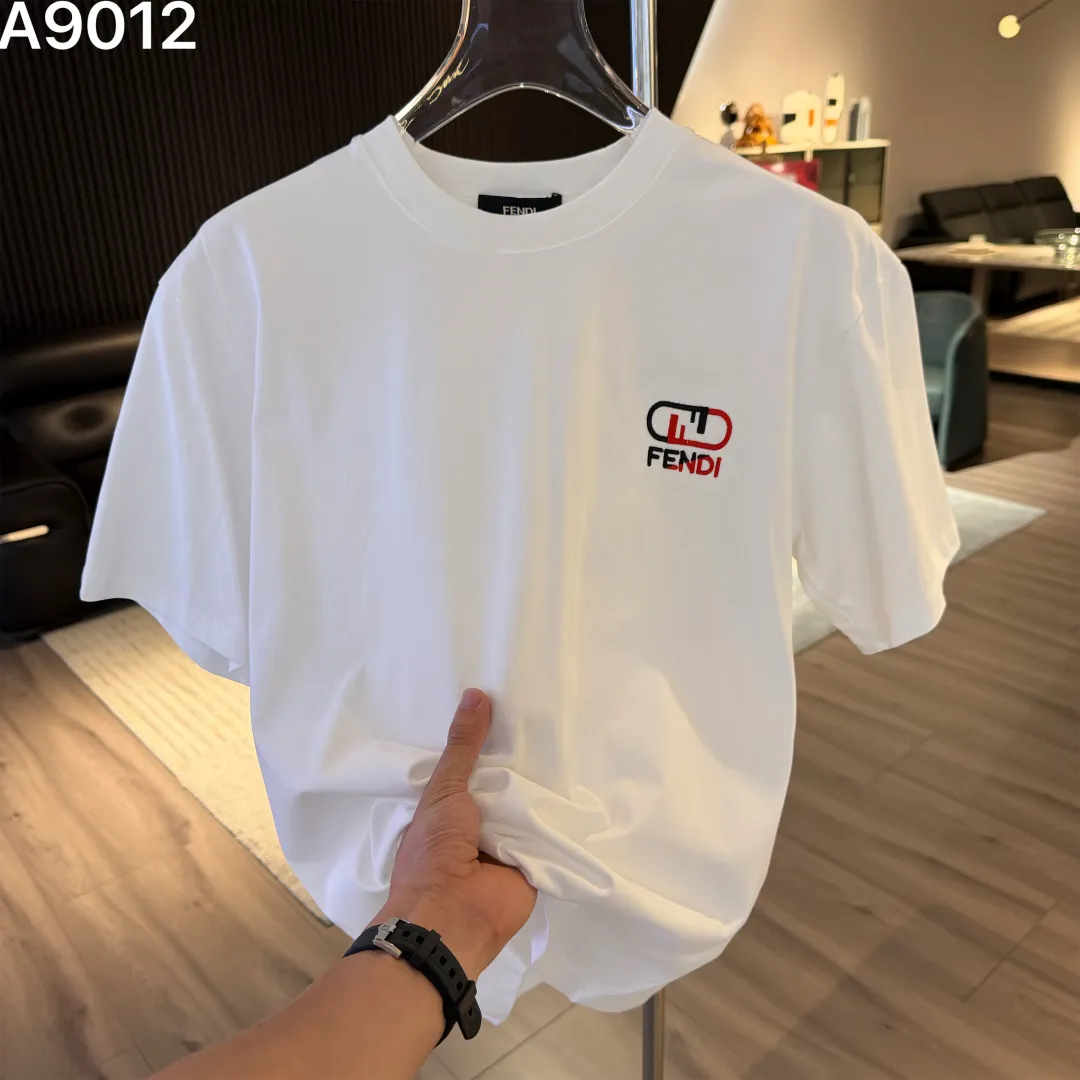 Logo Embroidered Cotton T-Shirt D9022827 — view 2