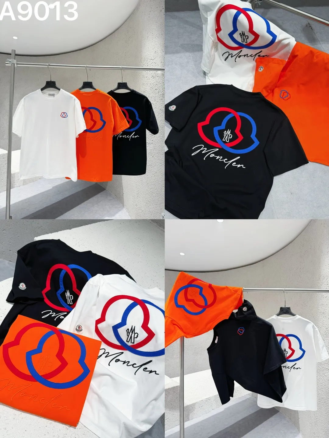 Embroidered Logo Cotton T-Shirt D9022852 — view 9