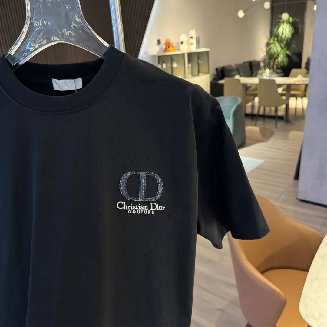 Christian Dior Couture Embroidered Logo T-Shirt D9022825 — view 3