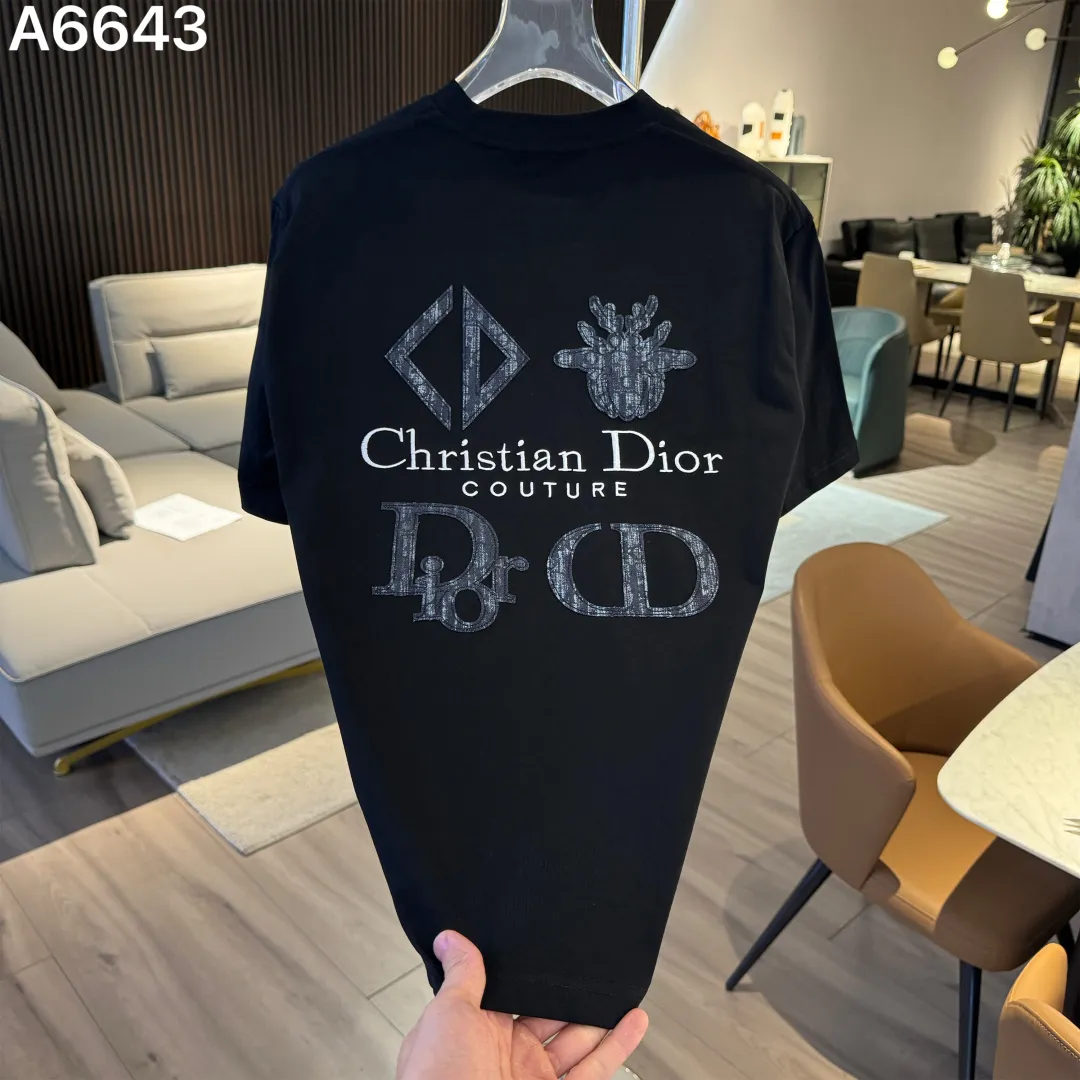Christian Dior Couture Embroidered Logo T-Shirt D9022825 — view 4