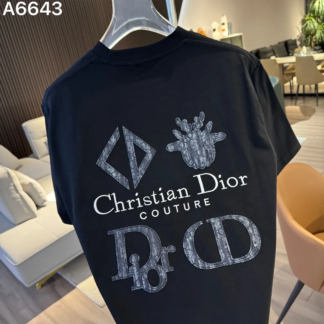 Christian Dior Couture Embroidered Logo T-Shirt D9022825 — view 6