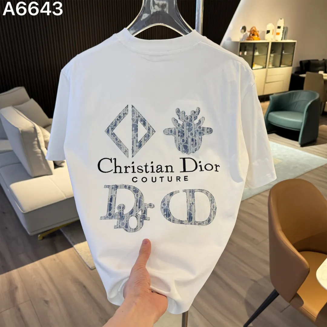 Logo Embroidery Cotton T-Shirt D9022826 — view 5