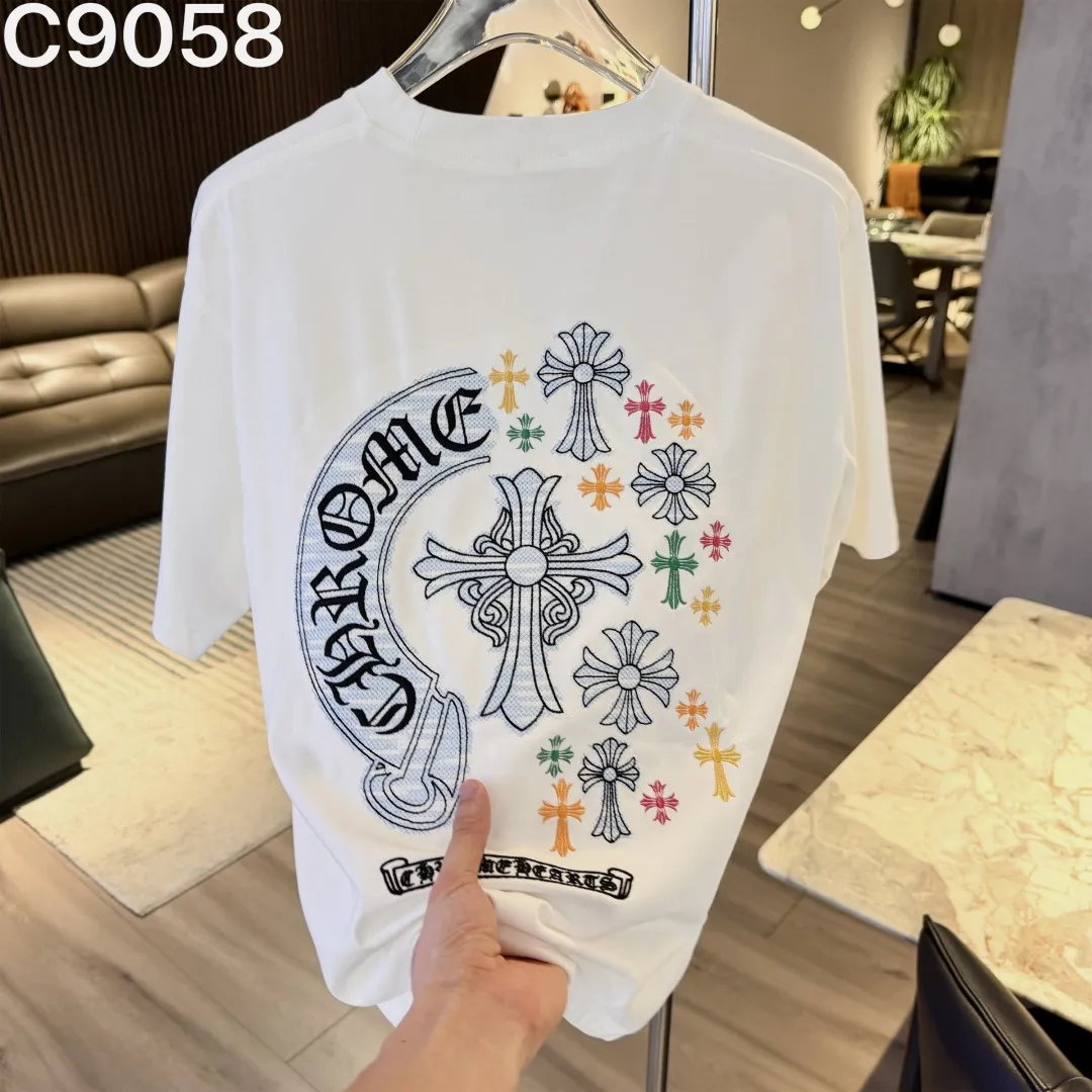 Embroidered Triple Cross Logo T-Shirt D9522823 — view 5