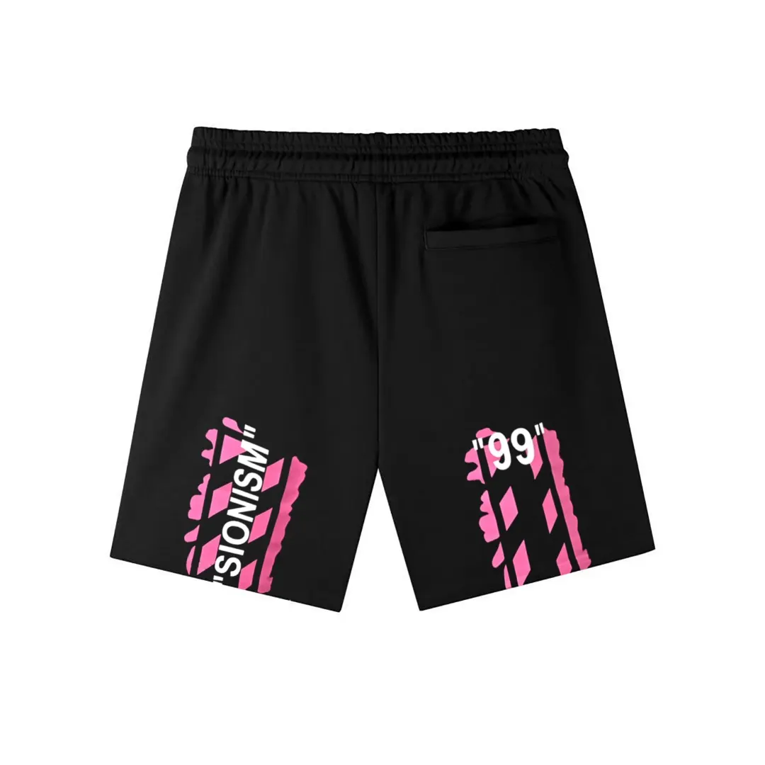 Logo Print Cotton-Jersey Drawstring Shorts D12021565 — view 4