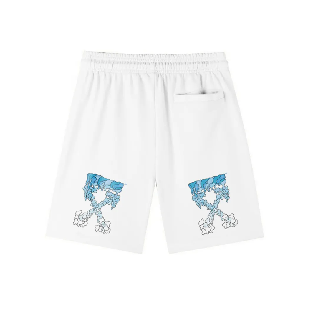 Logo Print Brushed Cotton Sweat Shorts D12021577 — view 2