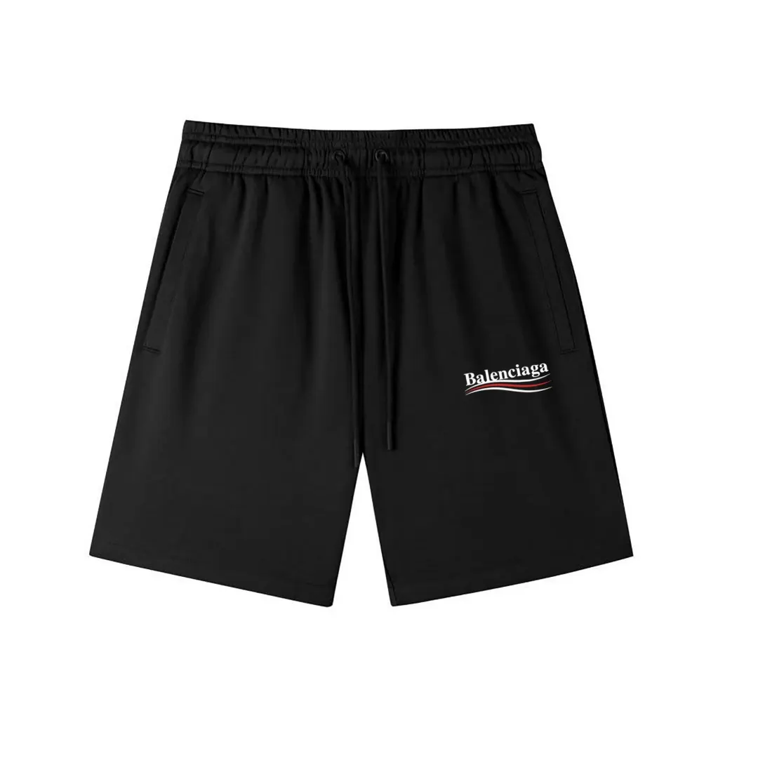 Political Campaign Logo Cotton-Jersey Shorts D12021563