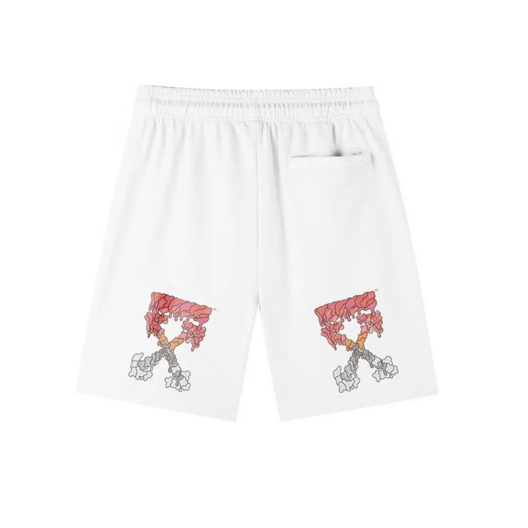 Logo Print Brushed Cotton Sweat Shorts D12021578 — view 2