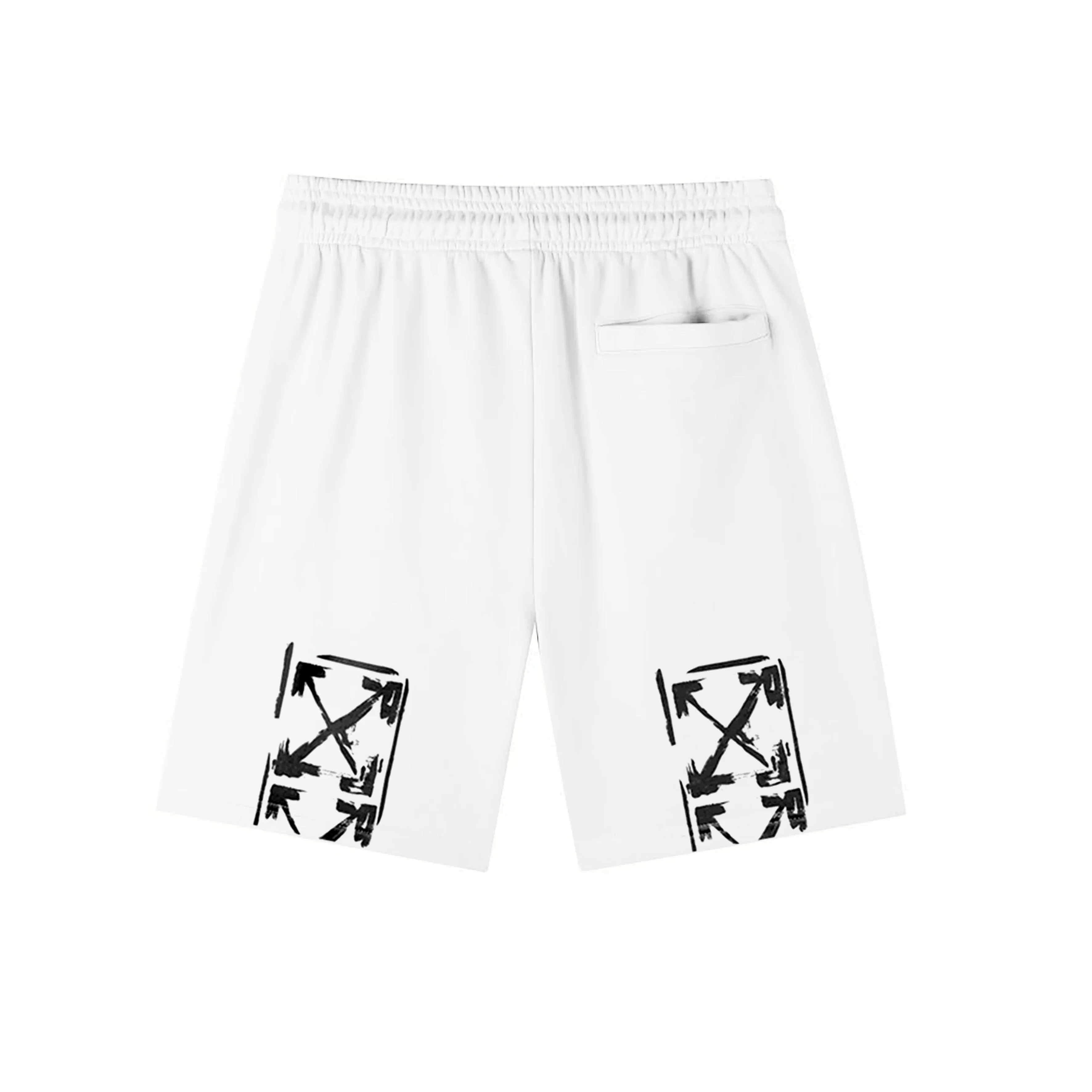 Off-White Logo Print Cotton-Jersey Shorts D12021580 — view 2