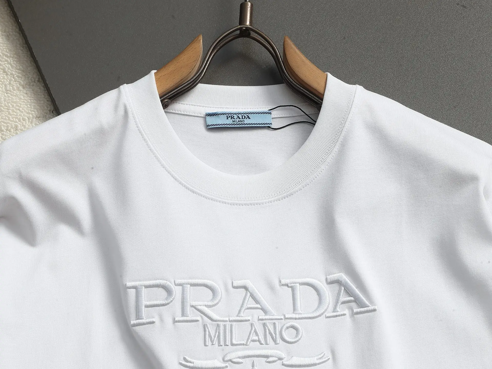 Embroidered Logo Cotton T-Shirt D13521483 — view 3