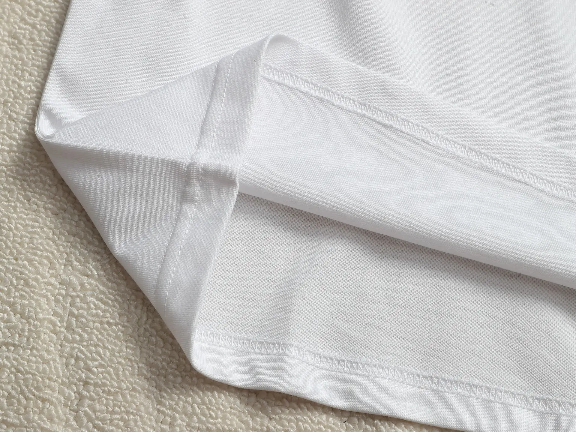 Embroidered Logo Cotton T-Shirt D13521483 — view 9