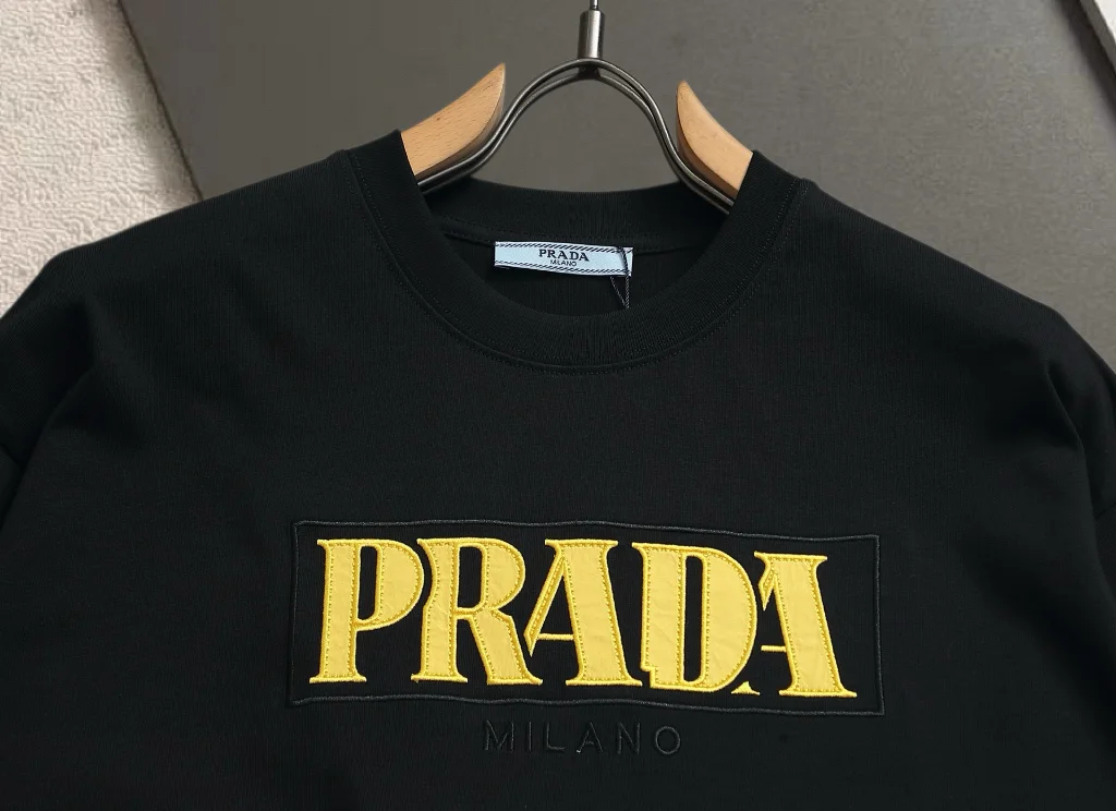 Logo Embroidered Cotton T-Shirt D13521453 — view 3